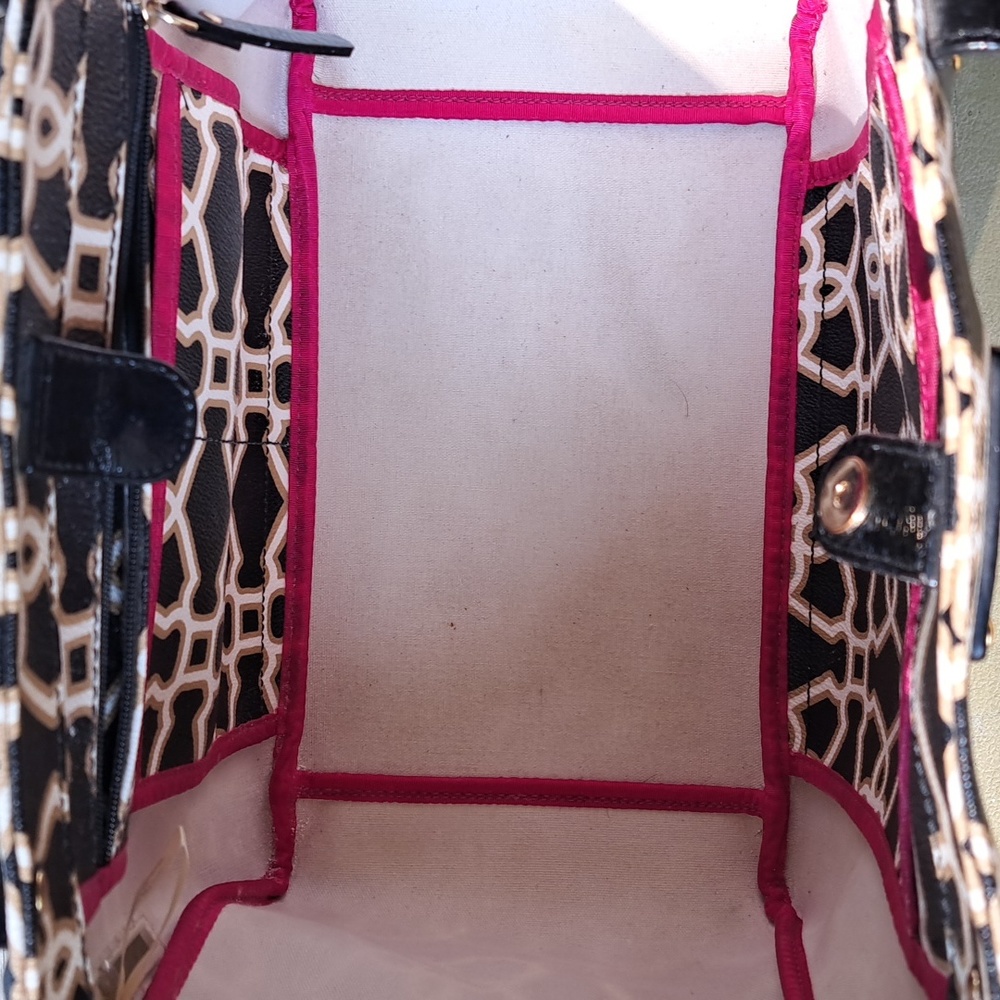 Kate Spade Black and White Large Tote Shoulder Bag Excellent Used Condition - Picture 7 of 15